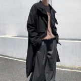 2021秋季风衣男中长款上衣潮流ins宽松夹克大衣外套-FY558-p60，男装风衣，星座601-1