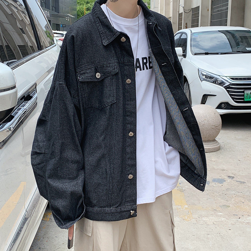 20/秋装ins网红外套韩版宽松牛仔夹克百搭牛仔衣601-1-jk52-p55,男装夹克,星座601-1