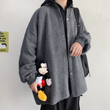 灯芯绒外套男春秋季港风休闲情侣工装夹克ins潮牌百搭-WTD33-p50，男装夹克，星座601-1