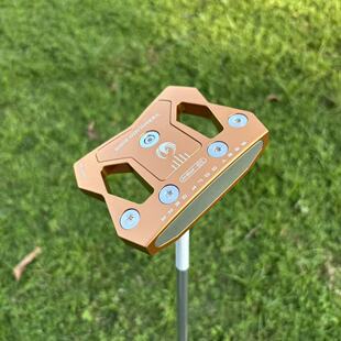 VB-P24高尔夫推杆CNC 一体铣削镂空可调配重古铜色高容错果岭推杆