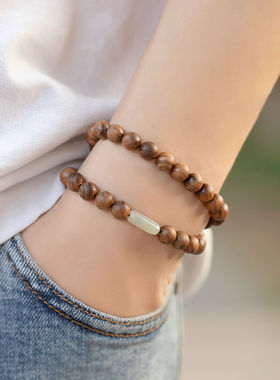 手串饰品越南手链多圈檀香木