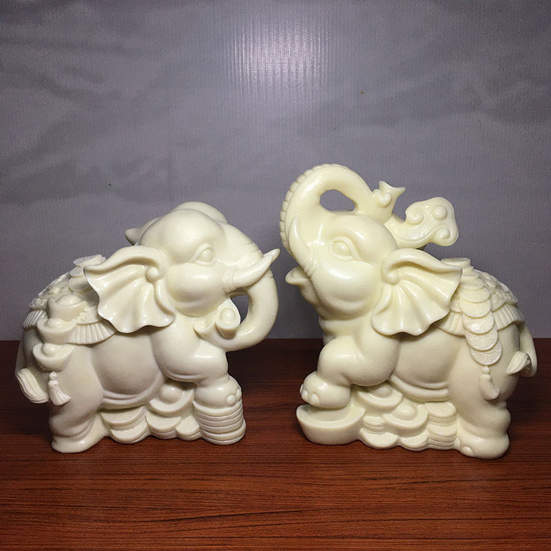 象牙果雕刻吉祥如意富贵
