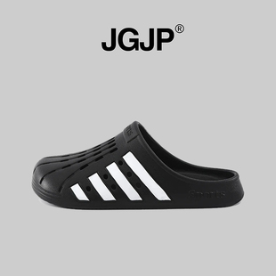JGJP勃肯鞋男款半拖大头鞋夏季外穿防滑轻质eva情侣洞洞鞋女