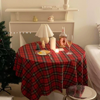 晨星家纺ins全棉桌布可定制