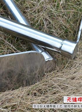 不锈钢农业工具大全除草神器家用种菜锄头一体农用挖笋松土工具