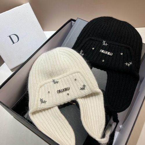 加绒加厚保暖兔毛护耳帽