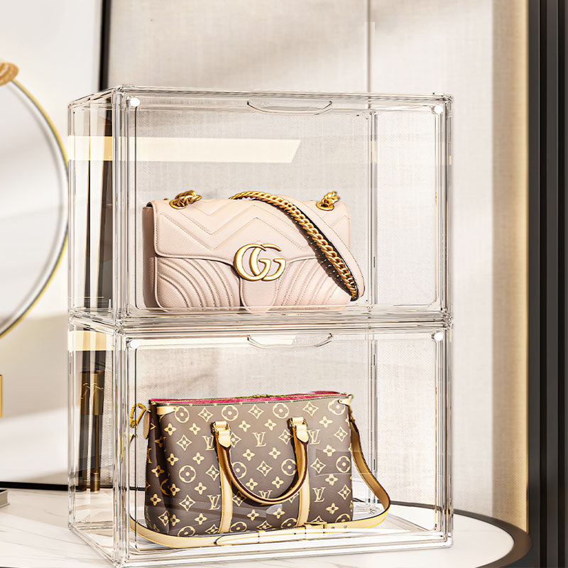 包包收纳盒亚克力防尘展示箱