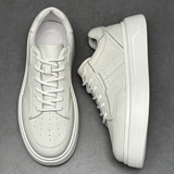 A258-M25680-P180透气男士小白鞋潮流百搭厚底增高运动鞋休闲板鞋，男鞋休闲鞋，电商A258