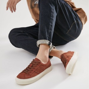A258-F1018-P118小众设计板鞋秋季英伦轻奢厚底舒适运动休闲鞋男图片