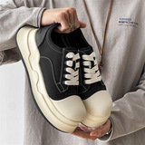 A258-X58150-P130新款潮流复古休闲厚底增高休闲轻便学院风面包鞋，鞋类箱包手腕包，电商A258