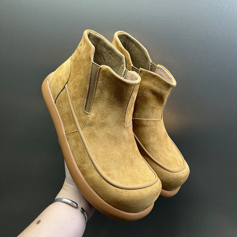 A258-QL64103-P125男靴潮款英伦风复古经典简约户外时尚马丁靴，男鞋马丁靴，电商A258