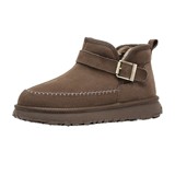 A258-X3956-P120英伦风复古短靴厚底加绒防寒棉鞋东北冬季雪地靴，男鞋雪地靴，电商A258