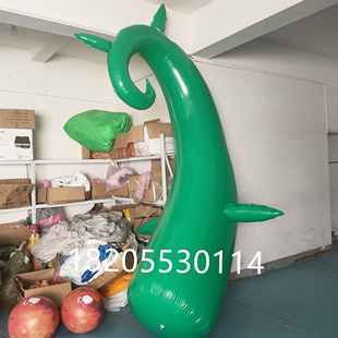 PVC充气花朵花卉气模 定制仿真蔓藤植物园商场悬挂美陈装饰道具球