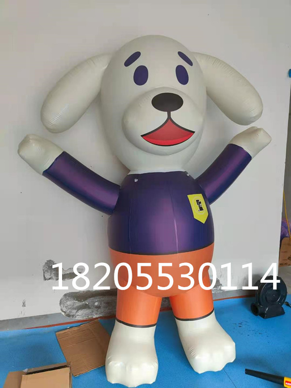 充气卡通气模京东狗机器猫鸭子人偶定制幼儿园商场开业活动吉祥物
