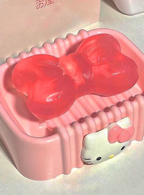 HelloKitty肥皂盒儿童高颜值学生家用宿舍卫生间女生可爱香皂盒