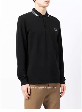 麦穗FP原单新款男装秋季长袖翻领POLO衫男士商务T恤衫秋冬上衣