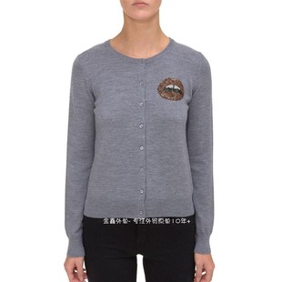 出口原单Mar 100%美丽诺羊毛开衫 kus pfer女装 毛衣 本期王炸