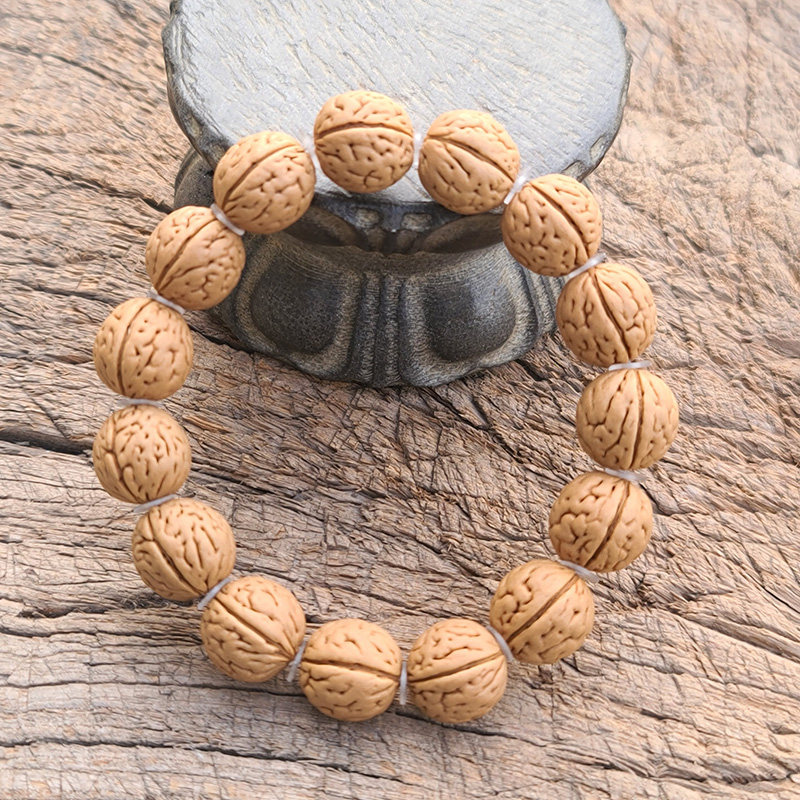 三易缘山西中条山野生同树脑纹桃核手串入门级品质串特惠福利链接