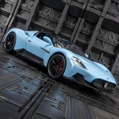 新款 嘉业仿真声光儿童玩具车金属MC20跑车四开门男孩礼物