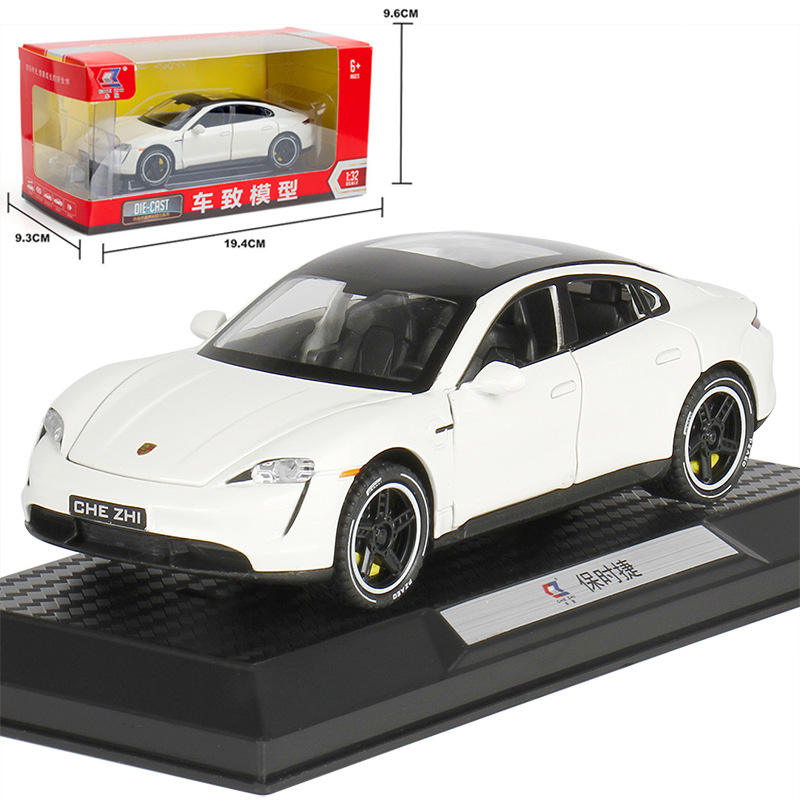车致1:32保**六开门仿真模型跑车声光汽车玩具火车/摩托/汽车模型
