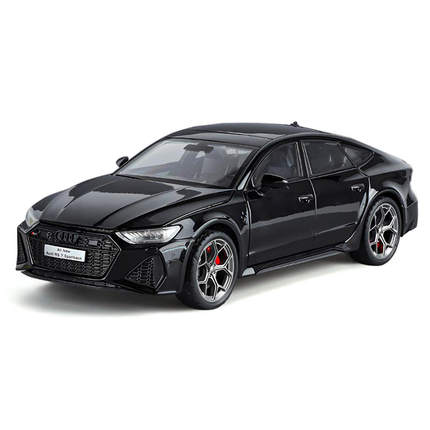1:24正版授权奥迪RS7Sportback合金车仿真精美声光摆件玩具车模型