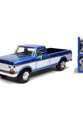 新款 【盒装】1:24F-150-CUSTOM皮卡合金车模仿真汽车玩具