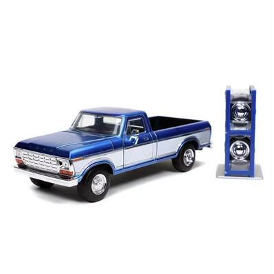 新款 【盒装】1:24F-150-CUSTOM皮卡合金车模仿真汽车玩具