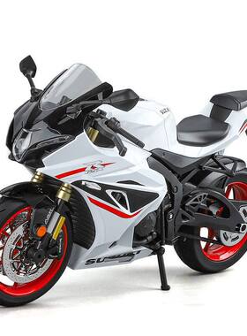 正版1:9铃木GSX-1000R合金摩托车模型金属质感收藏小众高级礼物