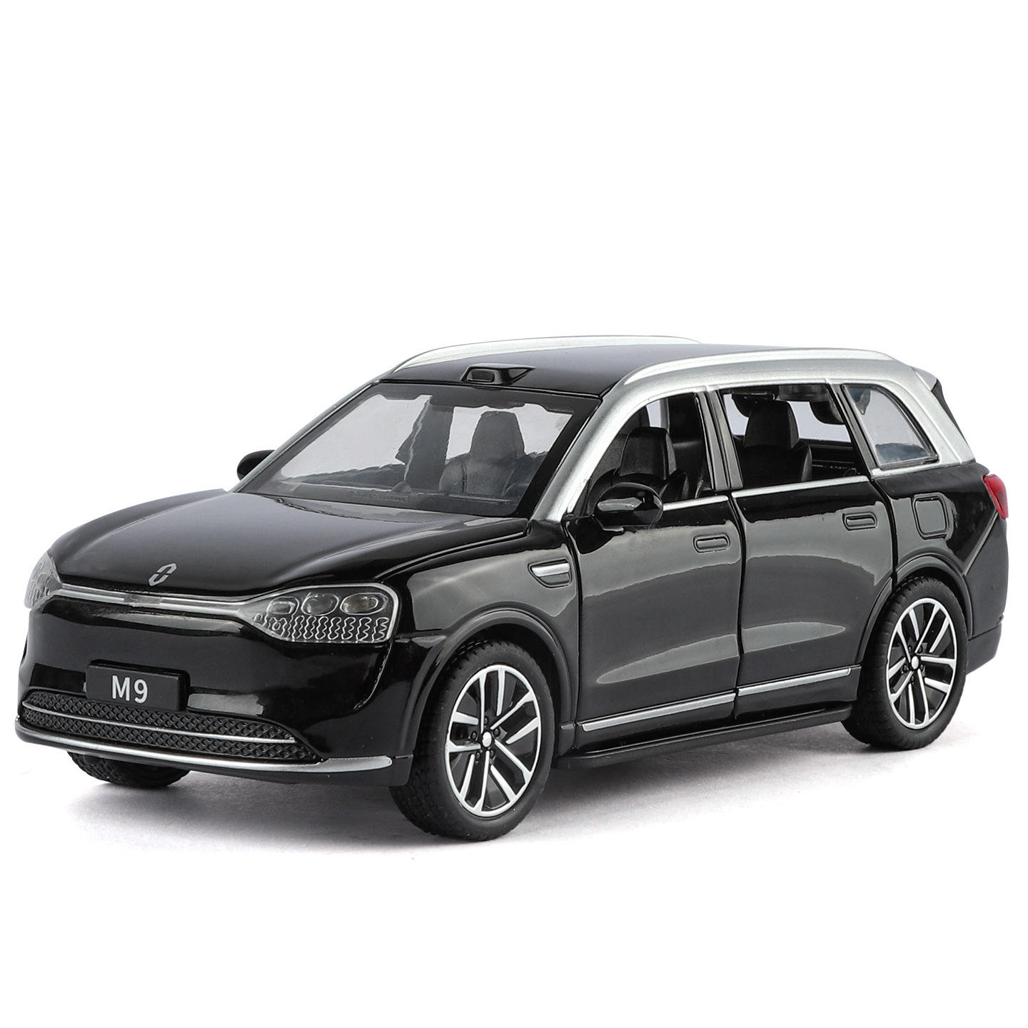 新款 1:32 M9合金越野车模型声光玩具店商务车陈列家居装饰摆件