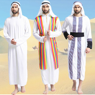 cosplay万圣节成人服装埃及法老艳后男中东阿拉伯女长袍服饰衣服