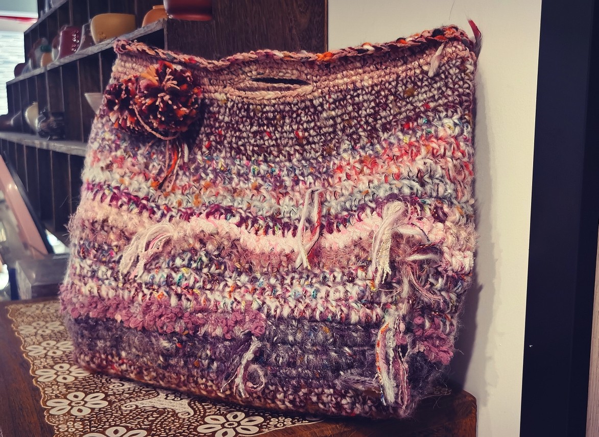 小红书同款羊毛手混线单肩手提大容量手工毛线棒针钩针毛线编织包,服饰配件/皮带/帽子/围巾,毛线,淘宝优惠券,粉丝福利购,淘宝优惠卷