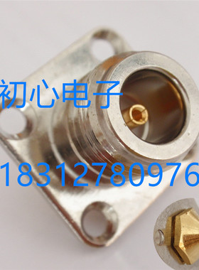 N-KFB2-3 N型母头四孔法兰适用于RG405 RG402 50-2-3半柔半钢线