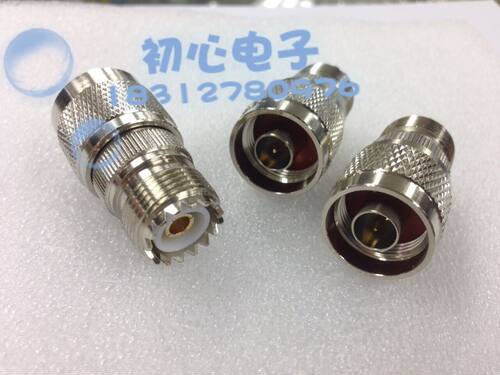 对讲机转接头L16/SL16纯铜N公转M母八重洲车台N/UHF-JK射频天线座