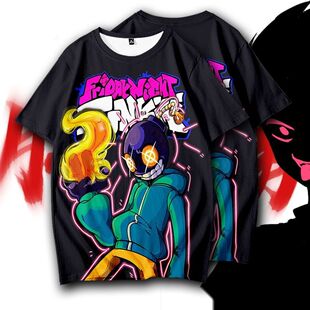 周五夜放克 星期五之夜 动漫周边T恤cos痛衣T恤 男女短袖青春学生