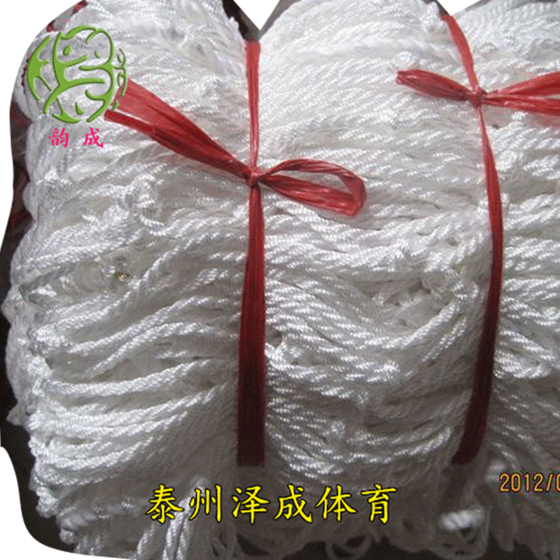 韵成锦纶足球网手球网加粗11制球网标准足球比赛用球门网球门框网