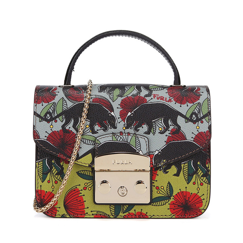 FURLA/ܽÀ´ÔÁÖ¶¯ÎïͿѻmetropolisС·½°üÐÂÆ·Å®°üÊÖÌá°ü