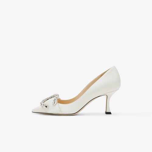 JIMMY CHOO 周仰杰女士气质尖头中跟鞋时尚高跟鞋 MELVA70AYU