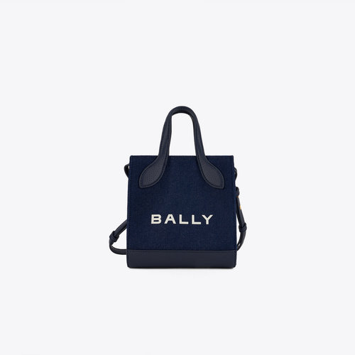 BALLY 巴利女士简约手提单肩包托特包 BAR MINI KEEP ON
