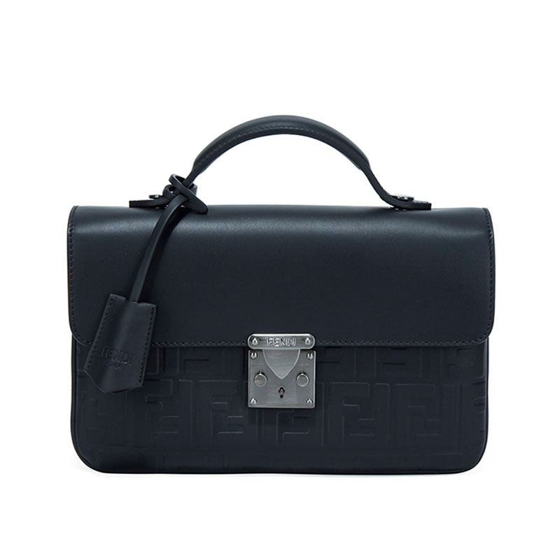 ÕýÆ·FENDI/·ÒµÏÄÐÊ¿¹«ÎİüºÚÉ«ÉÌÎñÊÖÌá°üÄаü7VA431 A1RM