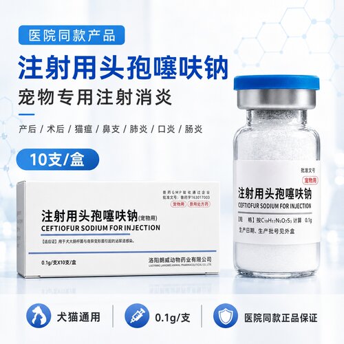 宠物通用头孢抗菌消炎针