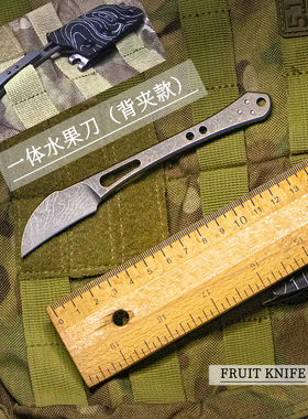 百浓小号雕刻刀快递刀国产14C28N轻氮钢水果刀杀鱼解剖刀吃手把肉