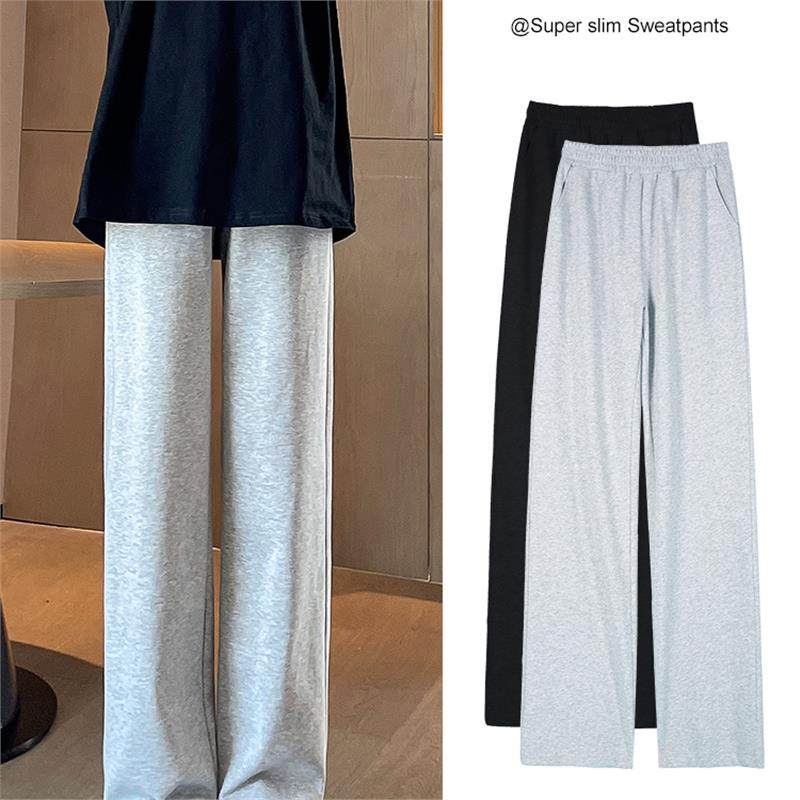 休闲裤子运动裤外穿女女筒裤小个子阔腿卫窄版直新款春季2025薄款,女装/女士精品,卫裤,淘宝优惠券,粉丝福利购,淘宝优惠卷