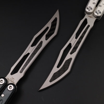 班输8803千机碳贴蝴蝶练习刀