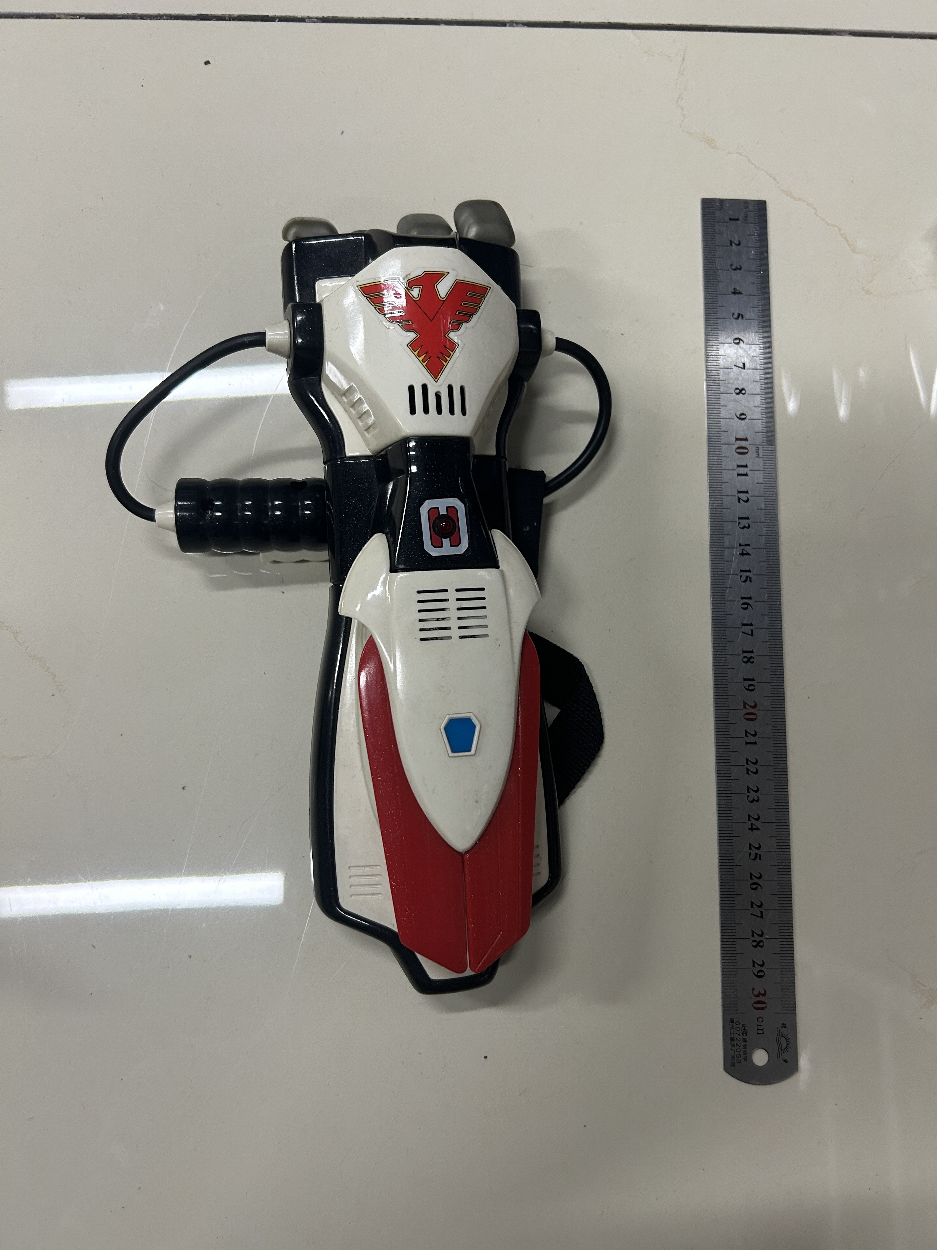 日版正版,超级鸟人战队喷射者人初版DX武器护臂手爪子,声光完好