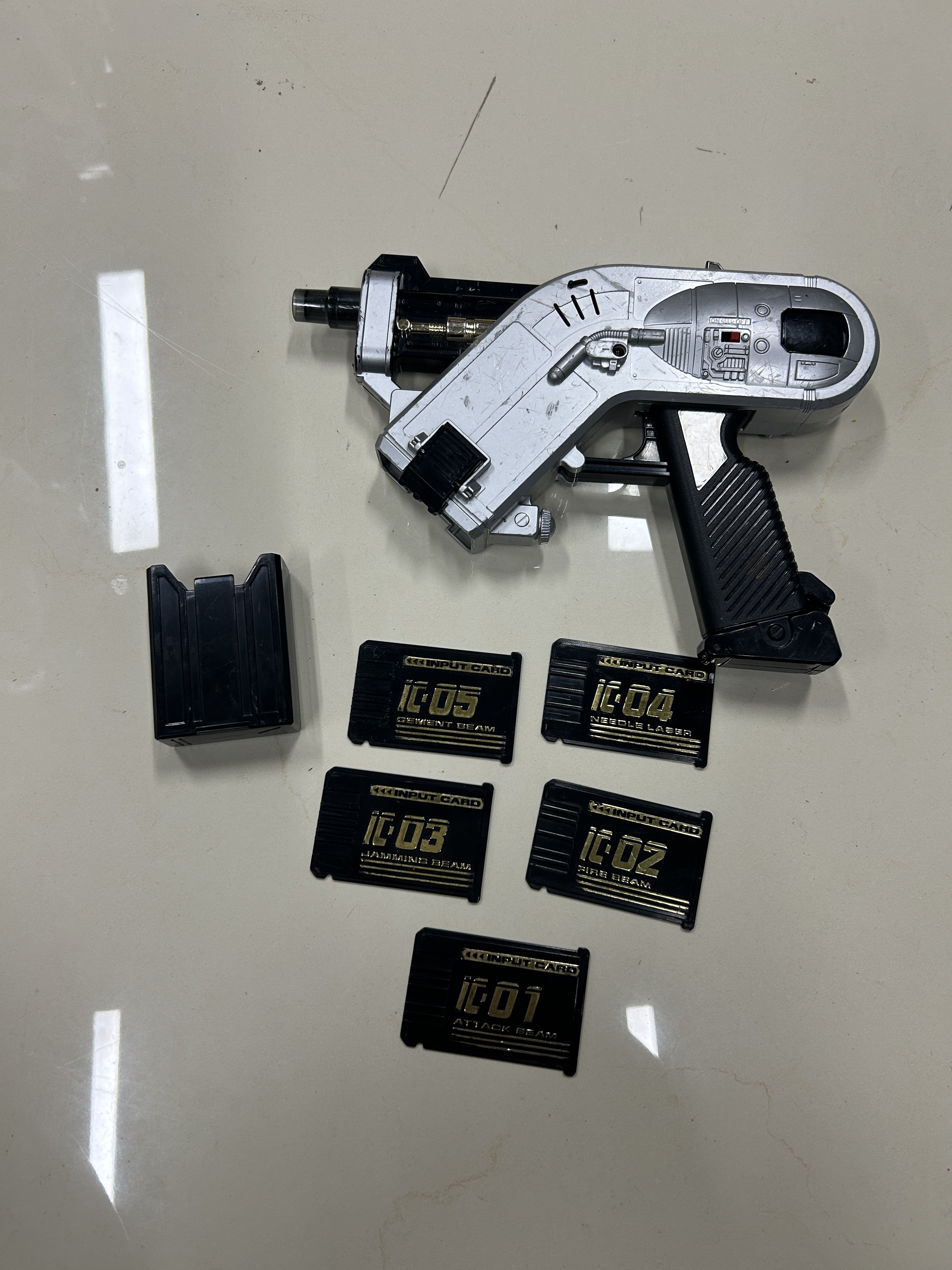 日版正版，超级重甲战队，武器套装，五张卡分别对应五种射击声效,模玩/动漫/周边/娃圈三坑/桌游,手办/手办景品,淘宝优惠券,粉丝福利购,淘宝优惠卷