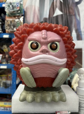 日版巨大Q版，奥特曼怪兽皮古蒙存钱罐，无声光与底盖，仅有主体