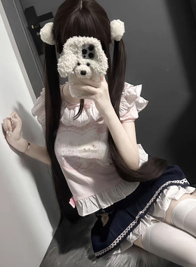 特价原创粉喵物语女儿服软妹小个子可爱短袖T恤夏日新款上衣