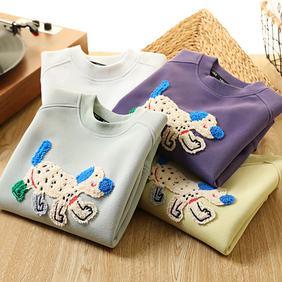 男童圆领卫衣春秋2025新款