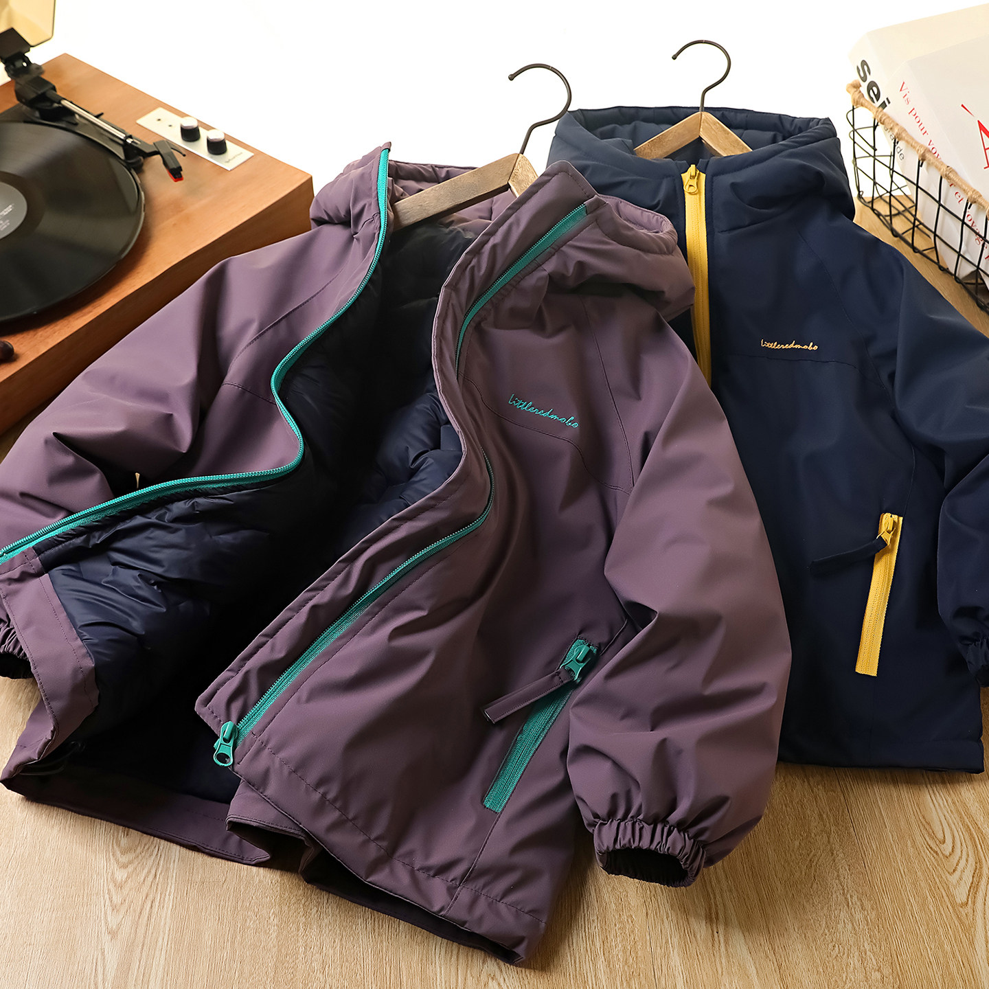 男童加厚棉服秋冬2025新款儿童连帽夹棉外套中大童帅气保暖衣服潮