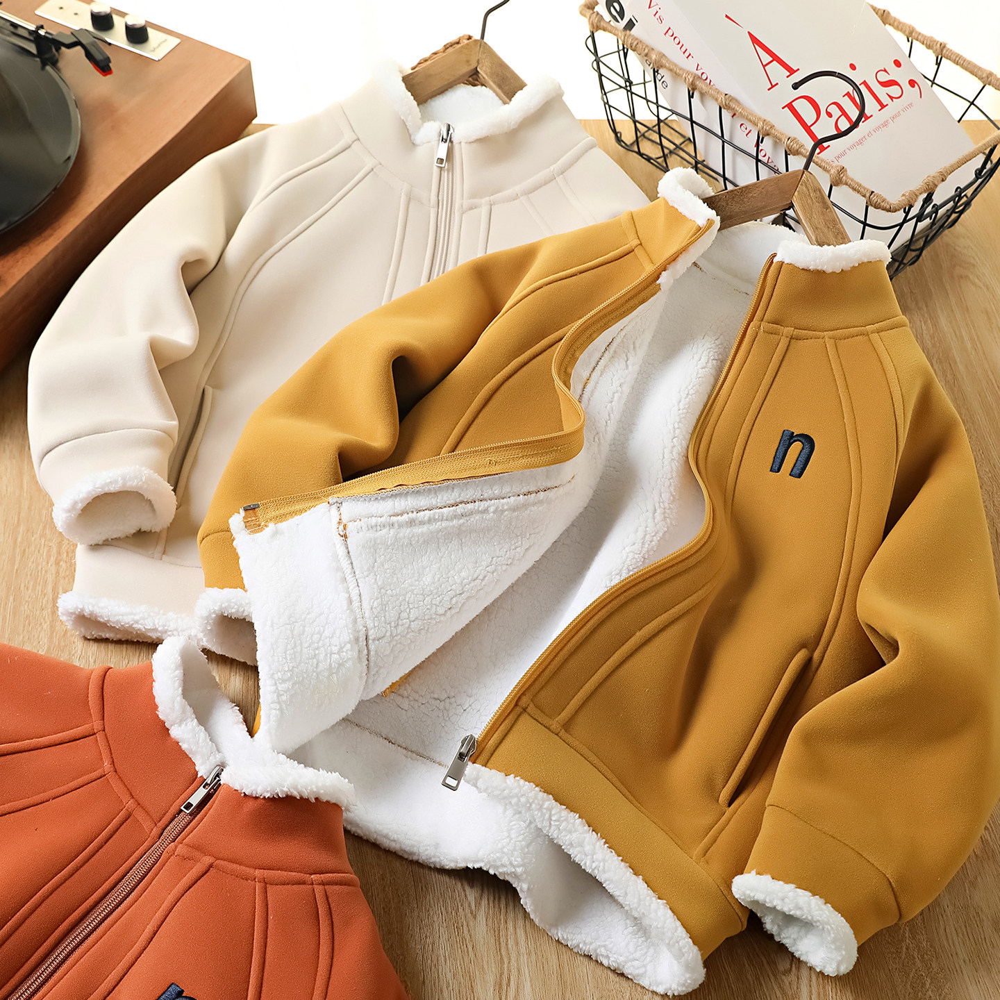 男童加绒外套秋冬2025新款儿童加厚防风保暖上衣中大童洋气拉链衫,童装/婴儿装/亲子装,普通外套,淘宝优惠券,粉丝福利购,淘宝优惠卷